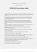 NURS352 Exam Study Guide