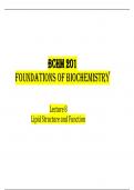 Summary BCHM 201- Foundations of Biochemistry , ISBN:  9781602635296 |Content Comprehensively Covered| Ultimate Guide A+