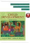 TEST BANK For Child Development, 10th Edition by Laura E. Berk, Verified Chapters 1 - 15, Complete Newest Version