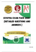 ECS3706 EXAM PACK 2025  {DETAILED QUESTIONS AND ANSWERS }