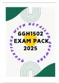 GGH1502 EXAM PACK 2025 (QUESTIONS WITH CORRECT ANSWERS)