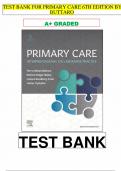 Buttaro: Primary Care: A Collaborative Practice/ Interprofessional Collaborative Practice 6TH EDITION-Test Bank