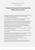 Trugreen (Test practice) Exam Questions With Correct Answers