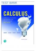 Test Bank Calculus for Business Economics Life Sciences and Social Sciences 14th Edition by Raymond Barnett, Michael Ziegler, Karl Byleen |9780134668574| All Chapters 1-13| LATEST