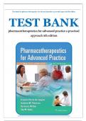 Test Bank for Pharmacotherapeutics for Advanced Practice: A Practical Approach, 5th Edition by Arcangelo, ISBN No; 9781975160593, Covering Chapters 1-60 With Answers and Rationales (NEWEST 2024)