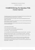 USAREUR Driving Test Questions With Correct Answers