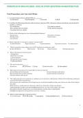 PRINCIPLES OF BIOLOGY (BIOL 1020) 50 STUDY QUESTIONS GUARANTEED PASS