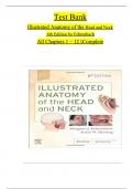 Test Bank For Illustrated Anatomy of the Head and Neck 6th Edition by Fehrenbach All Chapters 1–12 Complete