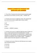 LINEMAN APPRENTICE PROGRAM TEST QUESTIONS AND ANSWERS