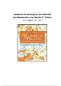 Philosophies and Theories for Advanced Nursing Practice, 3rd Edition by Janie B. Butts & Karen L. Rich – Complete Test Bank (2024)