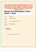 NURS 6501 ADVANCED PATHOPHYSIOLOGY WEEK 11  FINAL EXAM WINTER QTR LATEST 2024/2025 ALL 100  QUESTIONS AND 100% CORRECT ANSWERS GRADED  A+ WALDEN UNIVERSITY/ NURS 6521 FINAL EXAM  (BRAND NEW!)