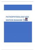 PATHOPHYSIOLOGY 6TH EDITION BANASIK TEST BANK BY JACQUELYN L. BANASIK NEW UPDATE 2024 QUESTIONS AND ANSWERS