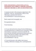 ENPC 6TH EDITION LATEST WITH ACTUAL QUESTIONS AND CORRECT VERIFIED ANSWERS ALREADY GRADED A+ 100% GUARANTEED PASS! A neonate presents to the emergency department with irritability, weak cry, and hypotonia. Which of the following is a priority intervention