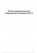 RN ATI capstone proctored comprehensive assessment 2019 A and B