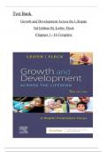  TEST BANK FOR Growth and Development Across the Lifespan 3rd EditionBy Gloria Leifer; All Chapters 1 - 16 complete Verified editon ISBN: 9780323809405; Solution Guide.