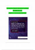 TEST BANK For Pilbeams Mechanical Ventilation 8th Edition by Cairo