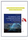 TEST BANK For Business Data Communications and Networking, 14th Edition by FitzGerald, Dennis, Durcikova | Verified Chapter's 1 - 12 | Complete