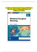 Test Bank for Medical-Surgical Nursing, 8th Edition, by Mary Ann Linton & Adrianne Dill Matteson, All Chapters 1-63 || LATEST 2024|2025