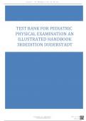 Test Bank For Pediatric Physical Examination An Illustrated Handbook 3rd Edition by Karen G. Duderstadt 9780323476508 Chapter 1-20 Complete Guide