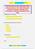 ANP 650 FINAL EXAM LATEST 2024-2025 ACTUAL EXAM ALL 50+ QUESTIONS AND CORRECT DETAILED ANSWERS WITH RATIONALES (VERIFIED ANSWERS) RATED 100%