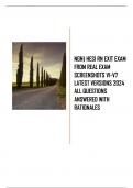 NGN HESI RN EXIT EXAM FROM REAL EXAM SCREENSHOTS  V1-V7 LATEST VERSIONS 2024 ALL QUESTIONS ANSWERED  WITH RATIONALES guaranteed a+