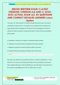 MN580 MIDTERM EXAM 3 LATEST  VERSIONS (VERSION A,B AND C) 2024- 2025 ACTUAL EXAM ALL 80 QUESTIONS  AND CORRECT DETAILED ANSWERS Latest  Update