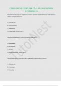 CPHON CHEMO COMPLETE FINAL EXAM QUESTIONS  WITH CHOICES