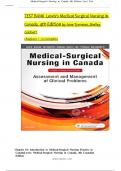 TEST BANK For Lewis's Medical Surgical Nursing in Canada, 4th Edition by Jane Tyerman, Shelley Cobbett, Verified Chapters 1 - 72, Complete Newest Version