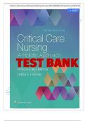 Test Bank for Critical Care Nursing; A Holistic Approach 11th Edition by Morton Fontaine, ISBN No; 9781496315625, all 56 Chapters fully Covered (NEWEST 2024)