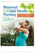 Maternal & Child Health Nursing: Care of the Childbearing & Childrearing Family8thPage 2 Edition Test Bank / Instant Test BankForMaternal & Child Health Nursing: Careofthe Childbearing &ChildrearingFamily 8th Edition