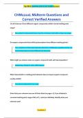 CHM2210L Midterm Questions and  Correct Verified Answers