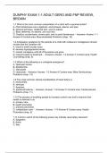 DUNPHY EXAM 1-1 ADULT GERO AND FNP REVIEW, BROWN