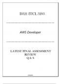 (D321) ITCL 3203 AWS Developer - Latest FA Review Q & S 2024