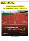  Test Bank - Advanced Accounting 13th Edition by Floyd Beams All Chapters Covered ,Latest Edition, ISBN:9780134472140