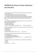 WFSM Set B Volume 2 Exam Questions And Answers