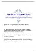 NEBOSH IOG EXAM QUESTIONS WITH GUARANTEED ACCURATE ANSWERS |VERIFIED