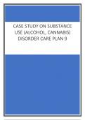 CASE STUDY ON SUBSTANCE USE (ALCOHOL, CANNABIS) DISORDER CARE PLAN 9