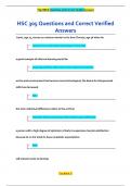HSC 305 Questions and Correct Verified  Answers