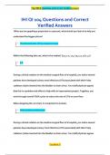 IHI QI 104: Interpreting Data: Run  Charts, Control Charts, and Other  Measurement Tools* Questions and  Correct Verified Answers