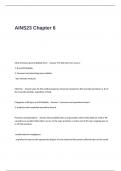 AINS23 Chapter 6 Exam Questions and Answers