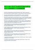 ECN 104 TEST QUESTIONS WITH ALL CORRECT ANSWERS 