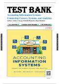 Test Bank for Accounting Information Systems, 1st Edition by Arline A. Savage