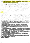 Test bank for fundamental concepts and skills for nursing 6th edition williams-all chapters- questions and answers graded a+,