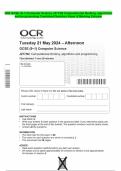 OCR GCSE (9–1) Computer Science J277/02 Computational thinking, algorithms  and programming Combined Question Paper & Marking Scheme 