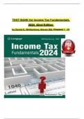 Test Bank For Income Tax Fundamentals 2024 42nd Edition By Gerald Whittenburg, Steven Gill, All Chapters  ||Complete A+ Guide