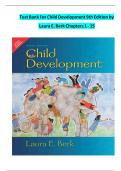 Test Bank For Child Development 9th Edition by Laura E. Berk Chapters 1 - 15