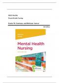 Test Bank - Mental Health Nursing, 6th Edition (Gorman), Chapter 1-22 | 9781719645607 ||Complete A+ Guide