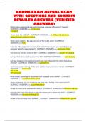 ARDMS EXAM ACTUAL EXAM WITH QUESTIONS AND CORRECT DETAILED ANSWERS (VERIFIED ANSWERS)  