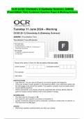 OCR GCSE Chemistry A (Gateway Science) J248/02  (Foundation Tier) Combined Question Paper & Marking Scheme 