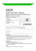 OCR GCSE (9–1) Physics B (Twenty First Century Science) J259/04 Depth in  physics (Higher Tier) Combined Question Paper & Marking Scheme 